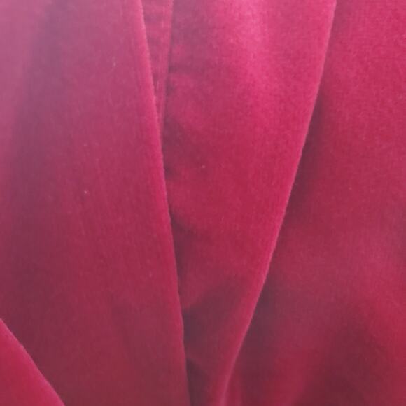 Newport News Red Ruched Zip Jacket Size L - Picture 12 of 12